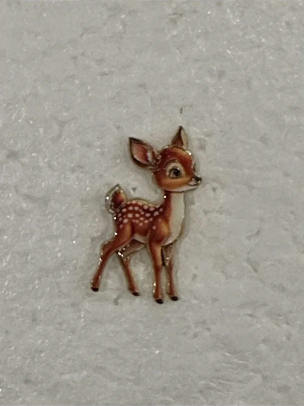 Cute Brown Fawn Enamel Pin for Kids Accessories